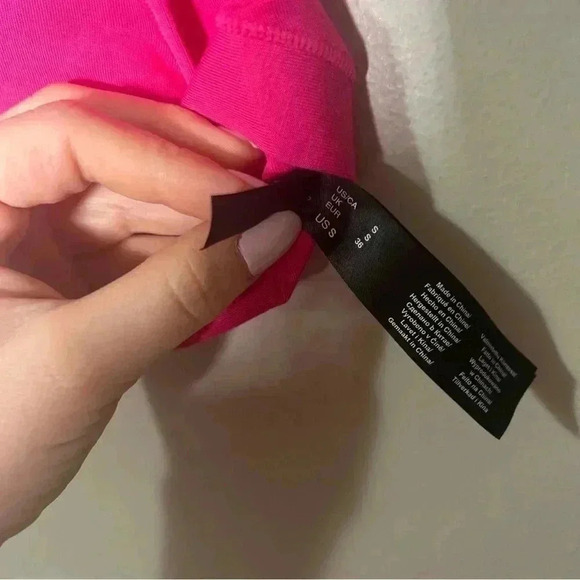 NWOT DKNY  Barbie Pink Cotton Bralette S - Picture 5 of 6